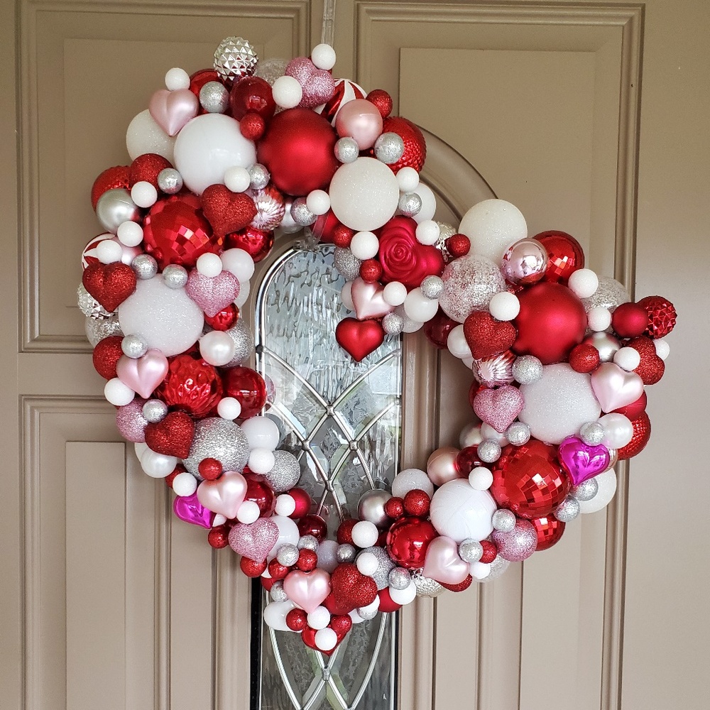 LAST ONE - Charming Valentine’s Day Door Wreath